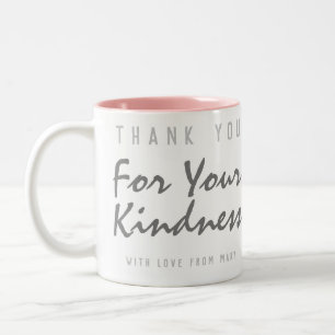 Caneca De Café Em Dois Tons Obrigado Pela Sua Bondade