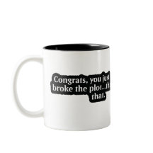 Obrigados para quebrar o enredo! DM Coffee Mug