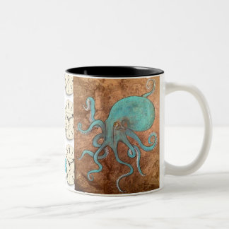 Caneca De Café Em Dois Tons obtenha kraken!