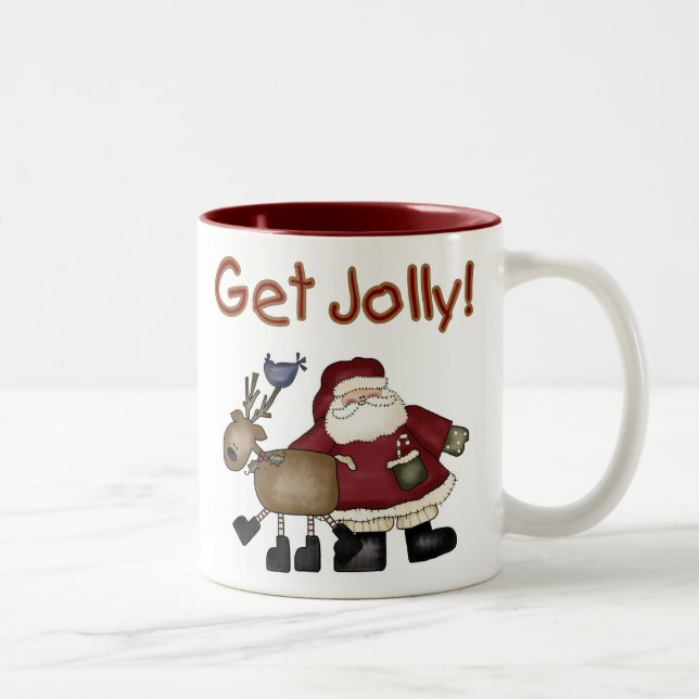 Caneca De Café Em Dois Tons Obter Jolly (Direita)