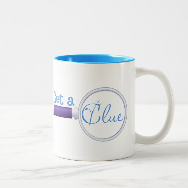 Caneca De Café Em Dois Tons Obter Um Pista (Direita)