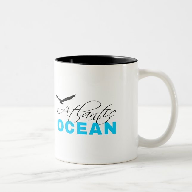 Caneca De Café Em Dois Tons Oceano Atlântico (Direita)