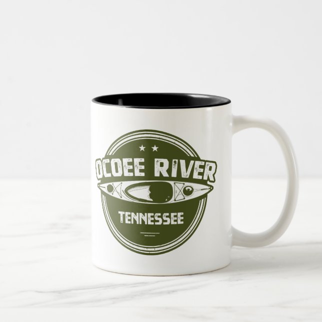 Caneca De Café Em Dois Tons Ocoee River (Direita)