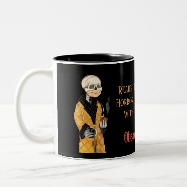 Caneca De Café Em Dois Tons Oddie Beau Bone Bliss (Esquerda)