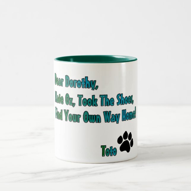 Caneca De Café Em Dois Tons Ódio onça (Centro)