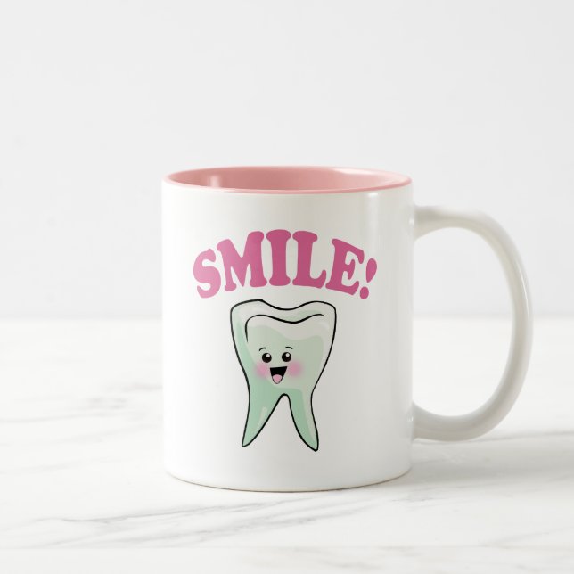 Caneca De Café Em Dois Tons Odontologia engraçada (Direita)