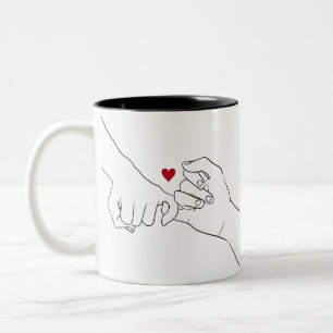 Caneca De Café Em Dois Tons Oferta de Casal de Oferta do dia de os namorados P