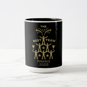 Caneca De Café Em Dois Tons Ofertas da equipe de trabalho corporativa