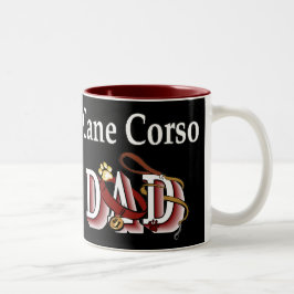 Caneca De Café Em Dois Tons Ofertas do PAI do Corso Cane