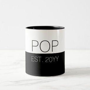 Caneca De Café Em Dois Tons Ofertas estabelecidas por pop para Pai a ser Pop
