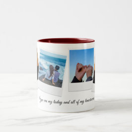 Caneca De Café Em Dois Tons Ofertas personalizadas de aniversário - Casal pers