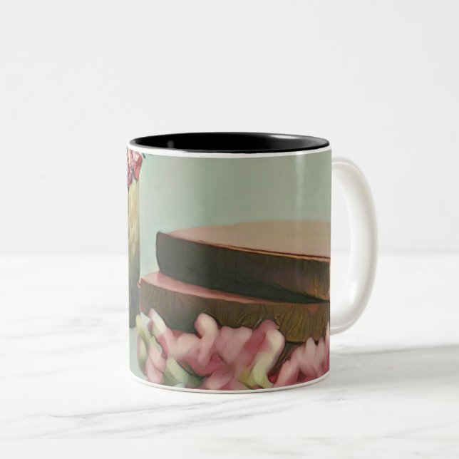 Caneca De Café Em Dois Tons Ofertas únicas para bibliotecários (Frente Esquerda)