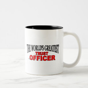 Caneca De Café Em Dois Tons Oficial de confiança do mundo o grande