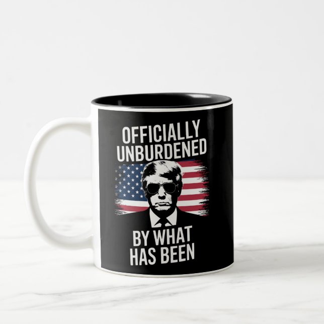 Caneca De Café Em Dois Tons Oficialmente Dessobrecarregada Pelo Que Foi Trump (Esquerda)