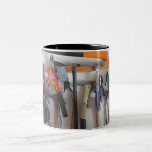 Caneca De Café Em Dois Tons oficina de Pais