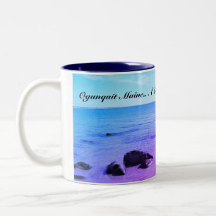 Caneca De Café Em Dois Tons Ogunquit Maine