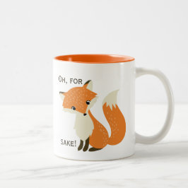 Caneca De Café Em Dois Tons Oh, para a causa do Fox