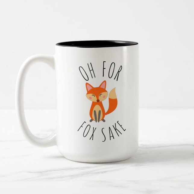 Caneca De Café Em Dois Tons Oh pelo amor de Deus (Esquerda)
