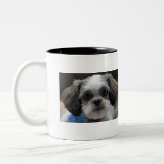 Caneca De Café Em Dois Tons OH SHIH TZU é tempo do café