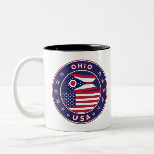 Caneca De Café Em Dois Tons Ohio