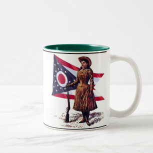 Caneca De Café Em Dois Tons Ohio Girl, Annie Oakley