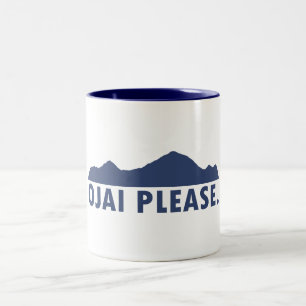 Caneca De Café Em Dois Tons Ojai California, por favor