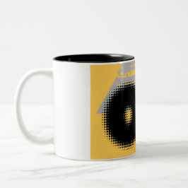 Caneca De Café Em Dois Tons OK Vibes - Simples e Negrito"