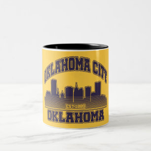 Caneca De Café Em Dois Tons Oklahoma City, Oklahoma