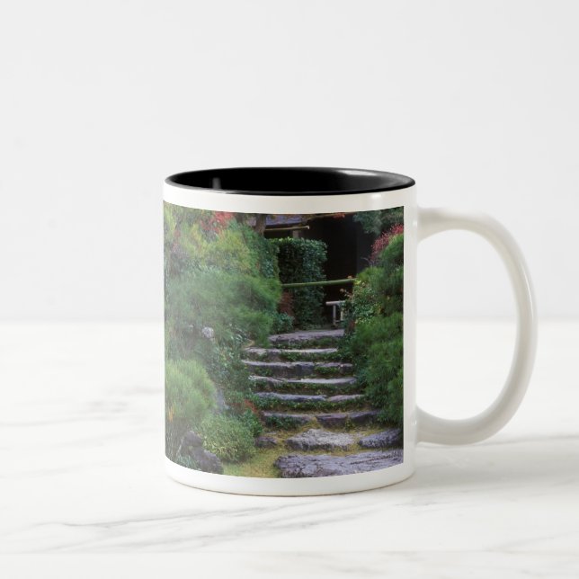 Caneca De Café Em Dois Tons Okochi Sanso, Arashiyama, Kyoto, Japão (Direita)