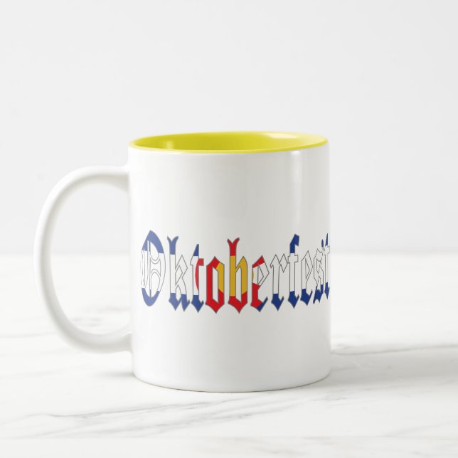 Caneca De Café Em Dois Tons Oktoberfest Colorado (Esquerda)