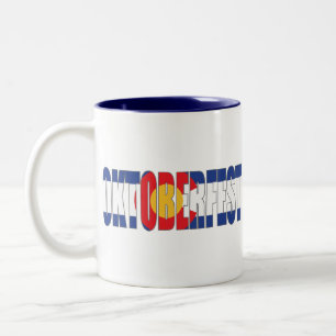 Caneca De Café Em Dois Tons Oktoberfest do Colorado