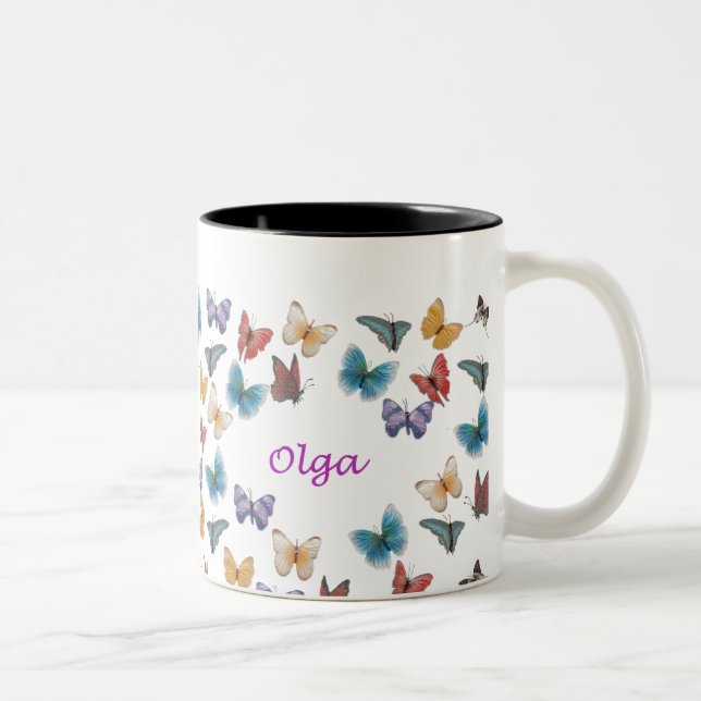 Caneca De Café Em Dois Tons Olga (Direita)