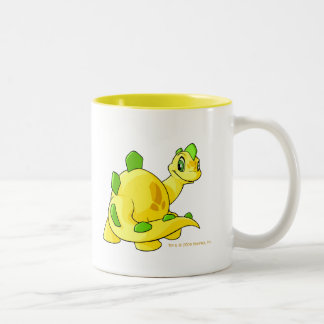 Caneca De Café Em Dois Tons Olhando Chomby amarelo