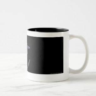 Caneca De Café Em Dois Tons Olhar ampliado de um nó de linfa