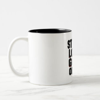 Caneca De Café Em Dois Tons Olhar Forte Fica Bem em Mim – Tipografia de Motiva