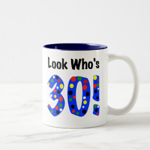 Caneca De Café Em Dois Tons Olhe quem é 30