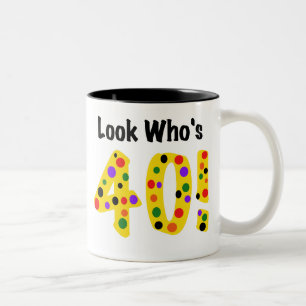Caneca De Café Em Dois Tons Olhe quem é 40