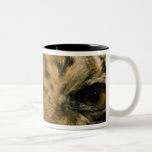 Caneca De Café Em Dois Tons Olhos do tigre (Direita)