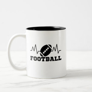 Caneca De Café Em Dois Tons Olimpiadas esportivas de futebol