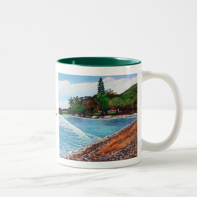 Caneca De Café Em Dois Tons Olowalu (Direita)