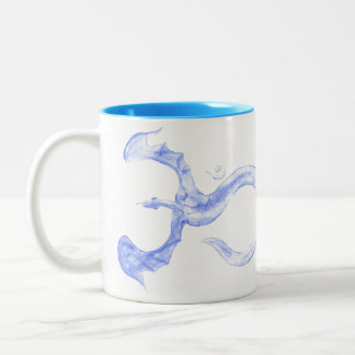 Caneca De Café Em Dois Tons Om Dragon