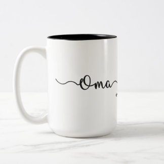 Caneca De Café Em Dois Tons Oma & Opa 
