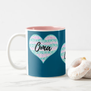 Caneca De Café Em Dois Tons "Oma" Vovó Alemã Mug