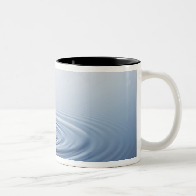Caneca De Café Em Dois Tons Ondinha na água (Direita)