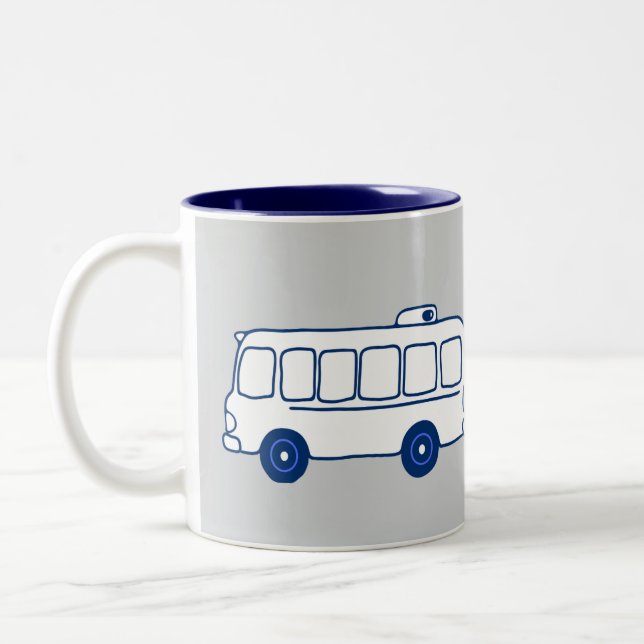 Caneca De Café Em Dois Tons Ônibus Amargo a Caminho da Festa da Pena (Esquerda)