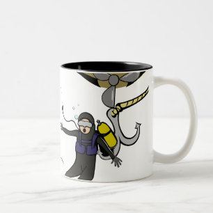 Caneca De Café Em Dois Tons Oops