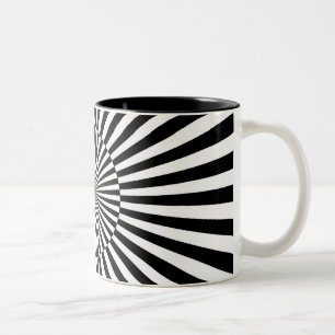 Caneca De Café Em Dois Tons OP -Art nº 3 em Emporio Moffa