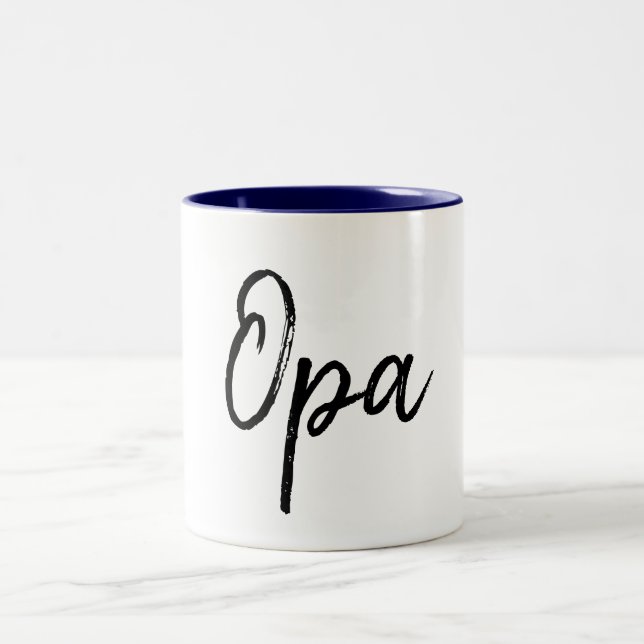Caneca De Café Em Dois Tons Opa Mug (Centro)
