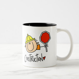 Caneca De Café Em Dois Tons Operário da Construção Civil