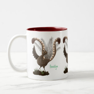 Caneca De Café Em Dois Tons Óptica ilustração de desenho animado de lixeira su